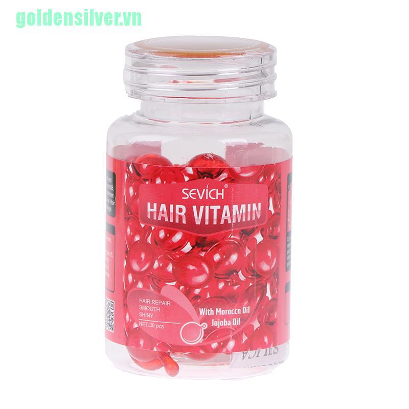 (Hàng Mới Về) Bộ 30 Viên Nang Chứa Vitamin Và Dầu Nuôi Dưỡng Da Đầu