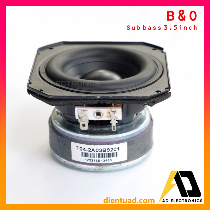 Loa Bass Sub B&O 3.5 inch 2.5 Ohm 35W Đan Mạch - Loa trung trầm cao cấp DIY loa bluetooth from dientuad