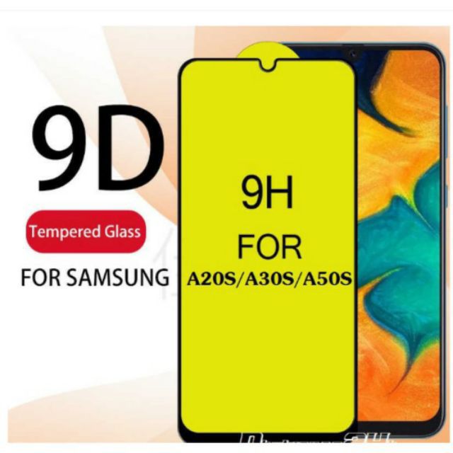 Kính cường lực 9D cho Galaxy A20S/ A30S/ A50S Full keo màn hình cao cấp