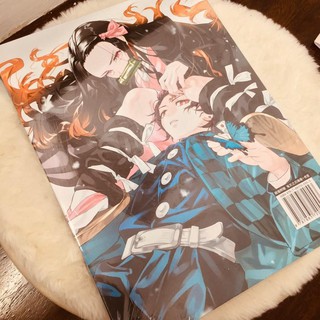 Album ảnh Kimetsu no Yaiba Thanh gươm diệt quỷ bìa cứng tập ảnh A4 tặng kèm poster in hình anime chibi