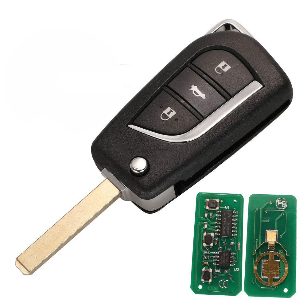 Chìa Khóa Điều Khiển Từ Xa 315Mhz Bền Bỉ Chuyên Dụng Cho Xe Hơi Toyota Carrolla