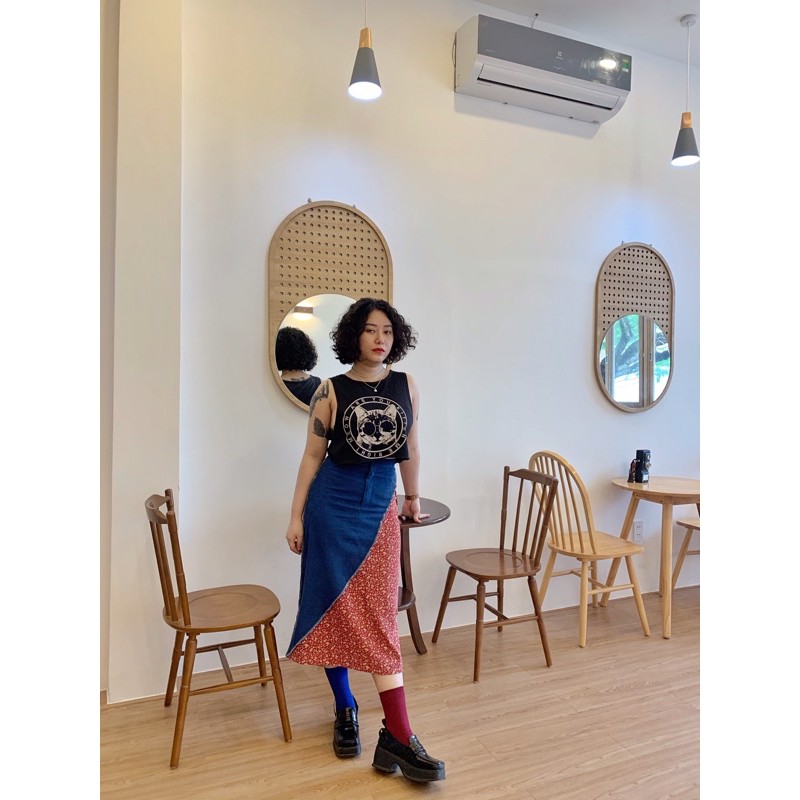 #taphoacotutamky Chân váy hơi thở mùa xuân - Spring Breath Skirt