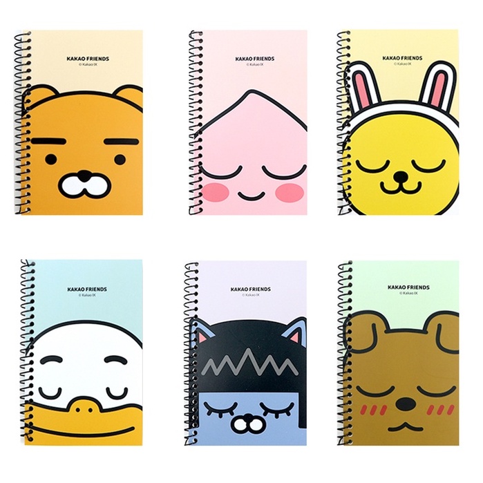 Sổ Tay Lò Xo Kakao Friends