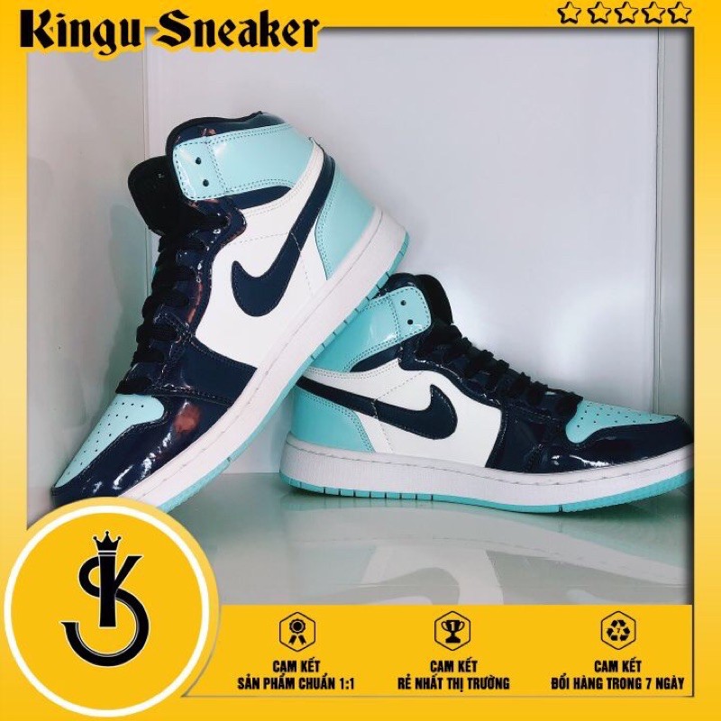NK Air Jordan 1 High - UNC Patent Blue Chill 1:1 🟡 [HÀNG CHUẨN 1:1 + FULL BOX] 🟡 Giày Nam Cổ Cao Bản Chuẩn 1:1 Cao Cấp | BigBuy360 - bigbuy360.vn