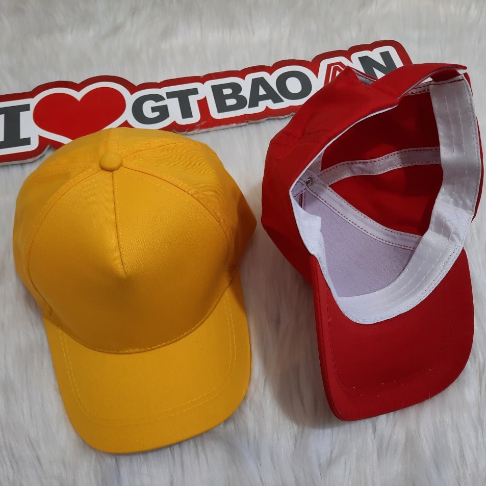 May Nón Kết Đồng Phục Dành Cho Trẻ Em Màu Vàng Giá Rẻ