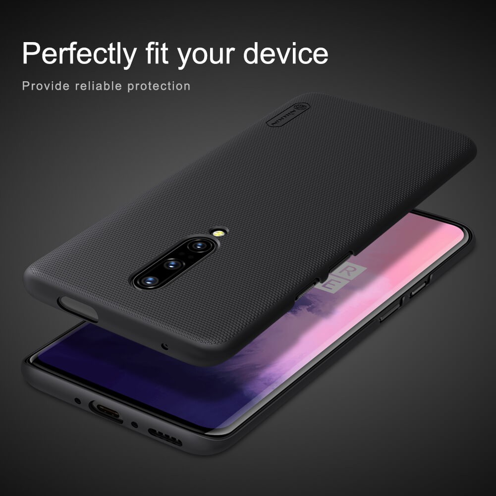 Ốp Lưng Nillkin Oneplus 7 Pro - Nillkin cứng PC Chống Vân Tay (tặng giá đỡ)