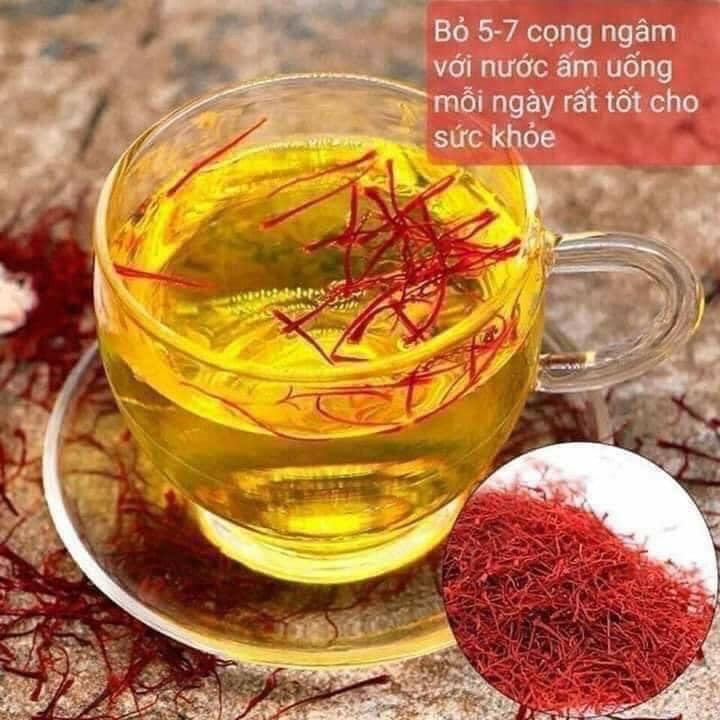 Nhụy hoa nghệ tây Saffron Market 2 Gram - Hàng cao cấp lọ thủy tinh [Hàng mua tại Úc, đủ bill]