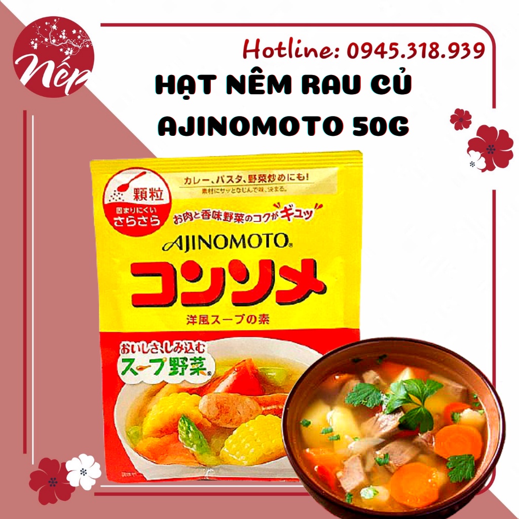 (DATE 2023) HẠT NÊM RAU CỦ AJINOMOTO 50G