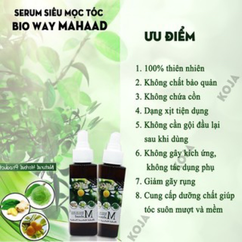 [ HCM SỈ ] Xịt mọc tóc MAHAAD GENIVE HAIR TONIC THAILAND CHÍNH HÃNG