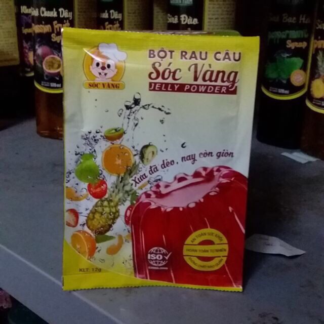 Bột làm thạch rau cau Sóc vàng (lẻ gói)