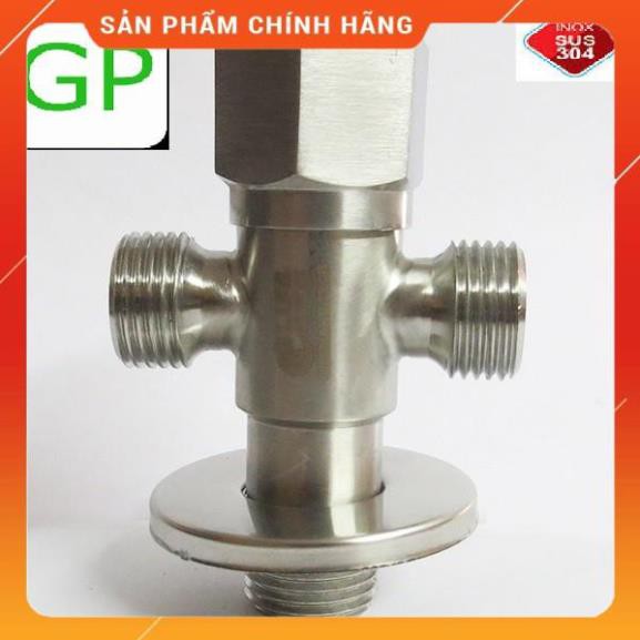 Van chia giảm áp, van chữ T, khóa 2 đường nước SUS 304, không gỉ sét