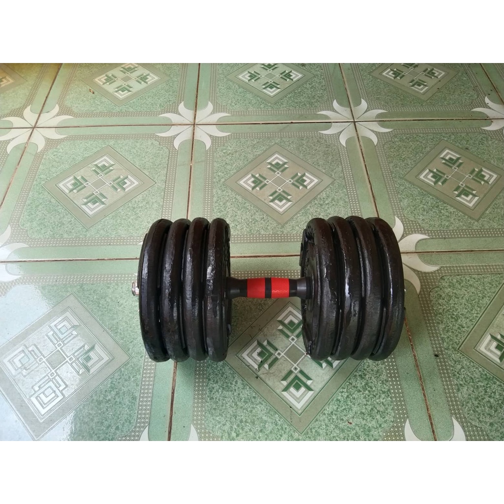 Combo tạ tay 42cm lắp được 40kg tạ gang cho một tay