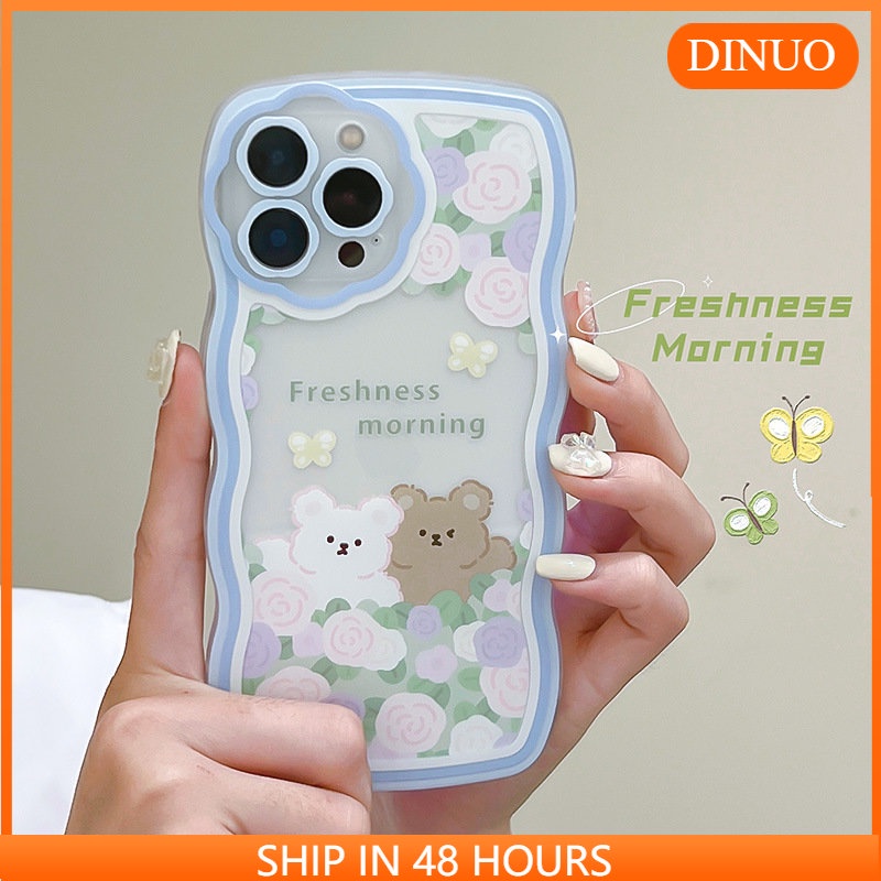 Ốp lưng iphonePhù Hợp Ốp Điện Thoại  Silicon Tpu In Hình Hoa Cho iPhone 13Pro 12Promax 11Dinuo case