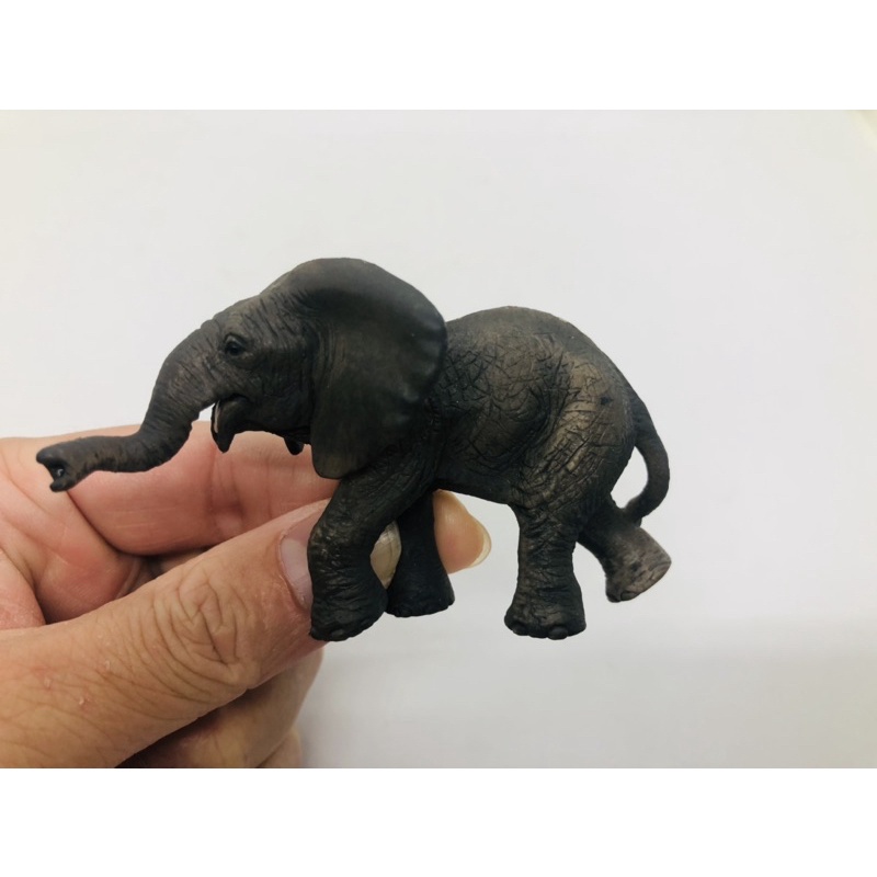 Mô hình động vật Schleich chính hãng , đồ chơi con vật Voi con châu Phi 14658 - Schleich House