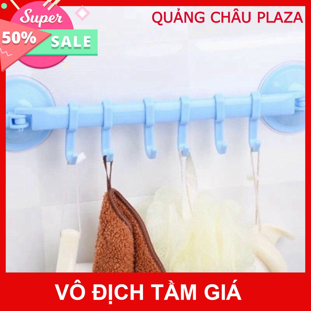 bộ móc treo tường nhà tắm hút chân không siêu tiện lợi