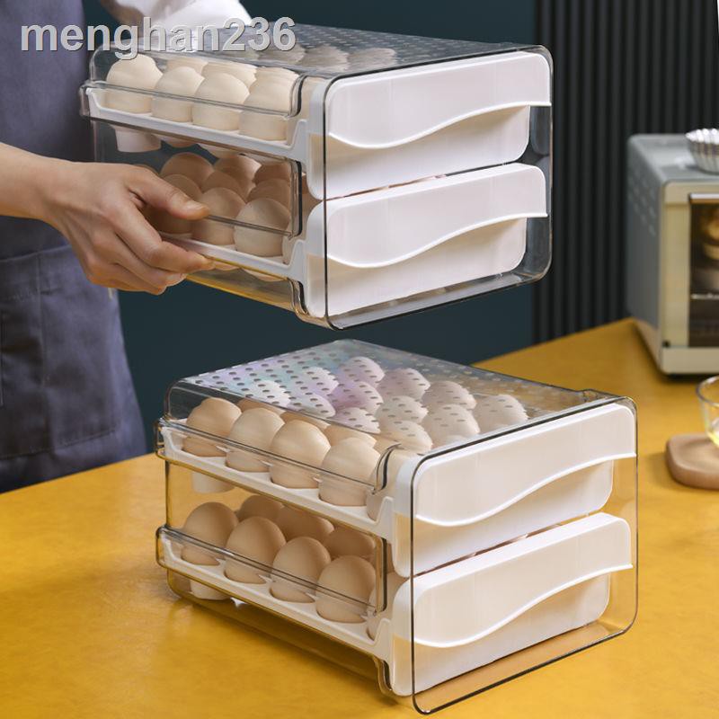Hộp Nhựa Trong Suốt 40 Ngăn Đựng Trứng Để Tủ Lạnh Tiện Dụng