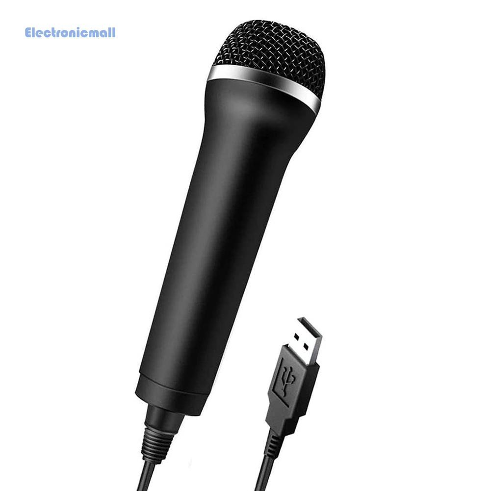 Micro Hát Karaoke Có Dây Usb Mall01 Cho Playstation 4 Ps4 Switch Wii Xbox Pc