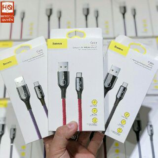 Dây Baseus sạc nhanh Chân (Type -C )2.4A chính hãng tự ngắt