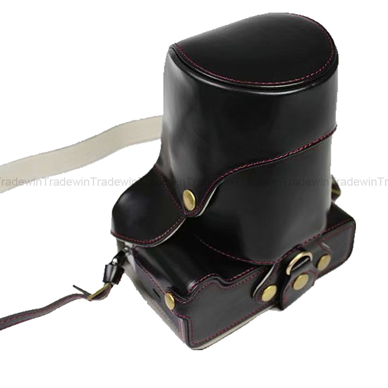 Sang Trọng Túi Da Đựng Ống Kính Máy Ảnh Fujifilm X-T4 Xt4 Với 18-135mm / Xf10-20Mm Lens / Xf16-80Mm / 16-55mm