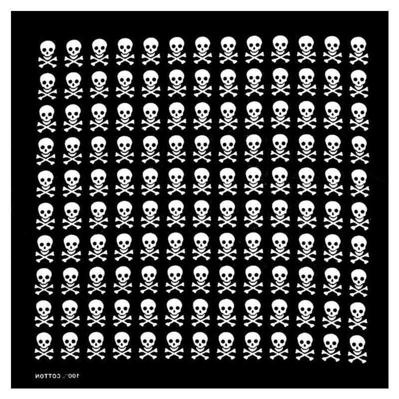 Khăn vuông 54x54cm in nhiều họa tiết cá tính