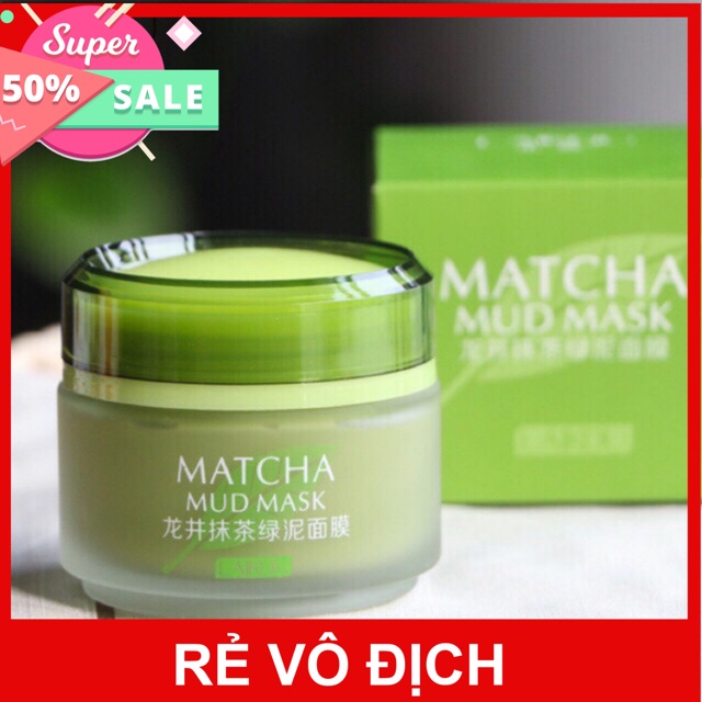 Mặt nạ bùn Matcha Laikou