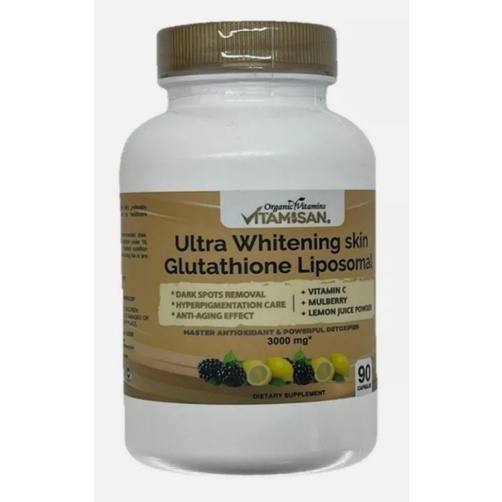 Viên Uống Trắng Sáng Da Liposomal Glutathione 3000mg Alpha lipoic acid NAC Vitamin C Giảm Nám Whitening Skin Vitamisan