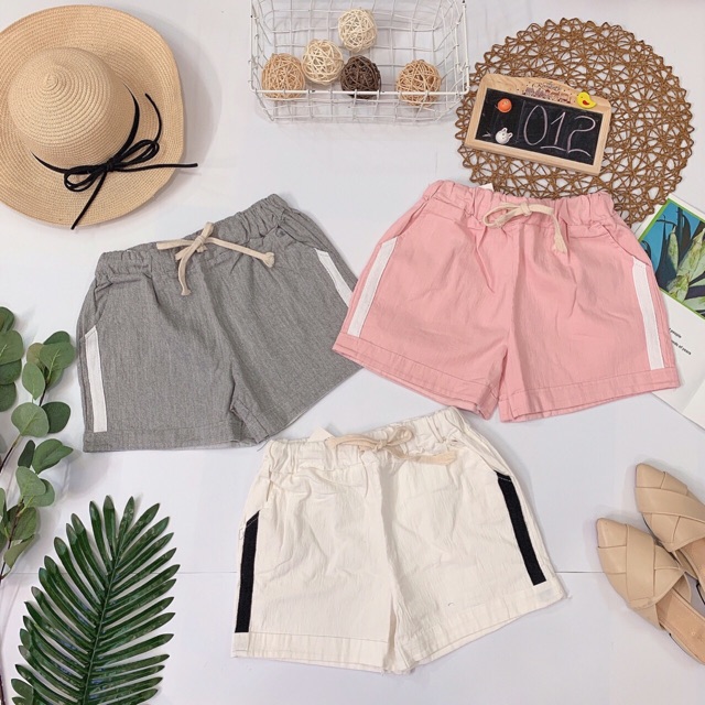 Short viền 1 sọc, có dây rút eo Lovi