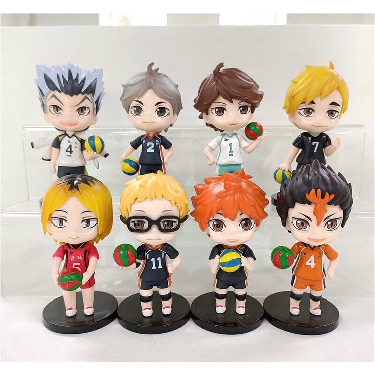 Mô hình 8 nhân vật Haikyuu