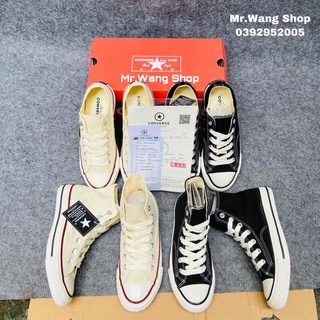 Giày Converse 1970s đen trắng Tặng kèm boxbill,tất,lọ tẩy