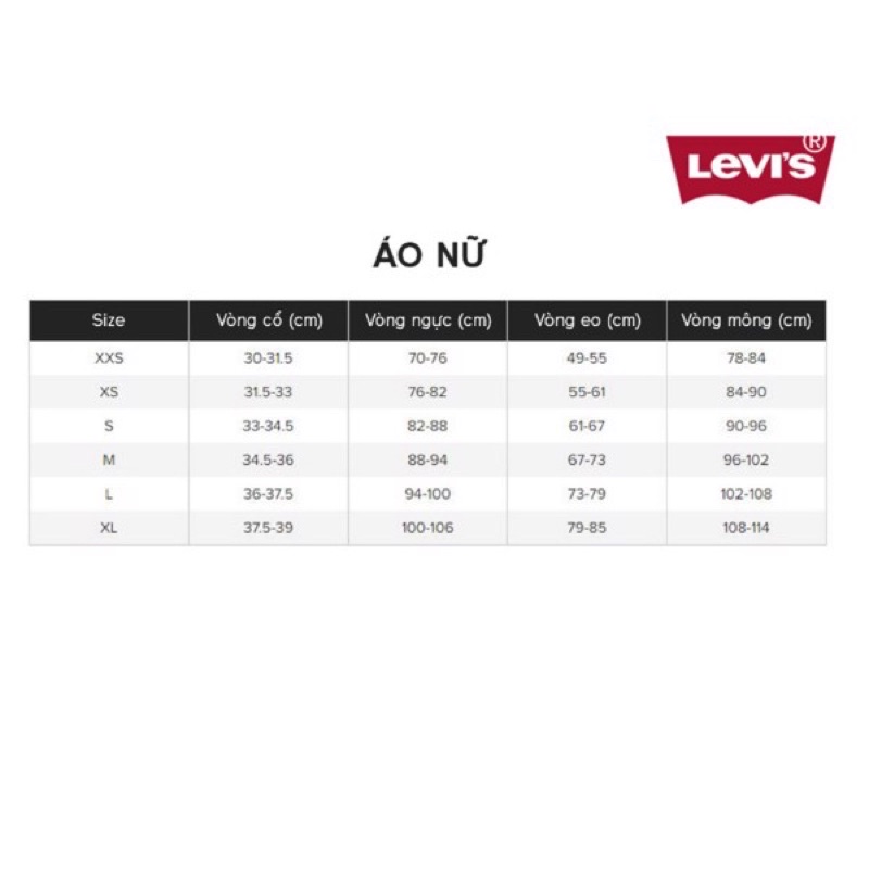 Áo Phông Nữ Levis