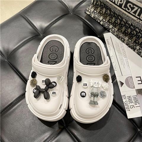 Dép Sục Cross Lạc Đà Đầu Tròn Đế Bánh Mỳ Cao 4cm 8899