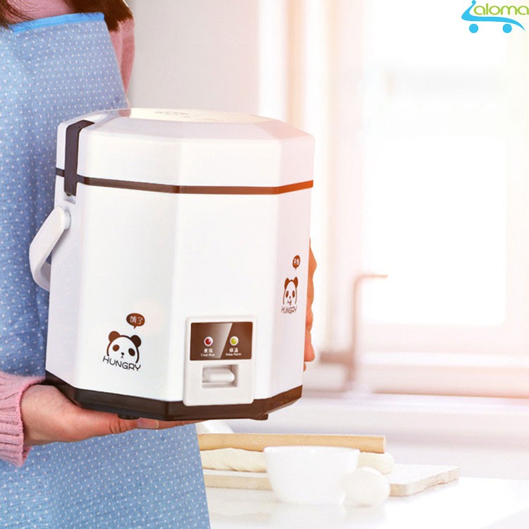 Nồi cơm điện mini 1.2L UXUE B12 nấu cơm hâm nóng nấu cháo hầm xương kèm bộ thìa đũa