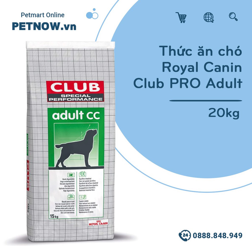 Thức ăn chó Royal Canin Club Pro Adult - 20kg