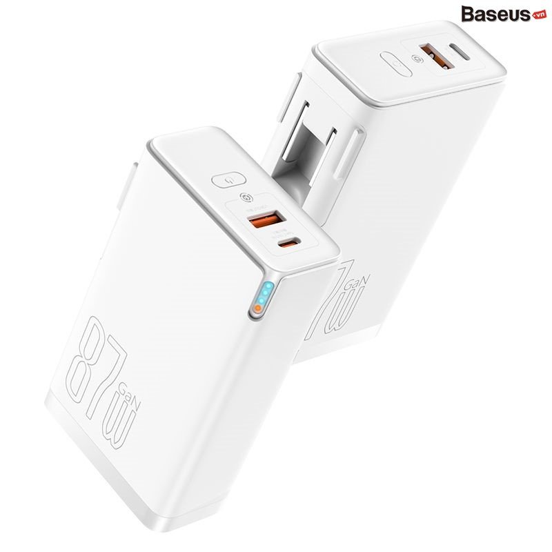 Sạc dự phòng kiêm củ sạc 2 trong 1 Baseus GaN3 87w 10000mAh