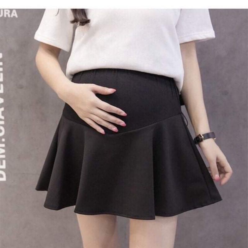Chân váy bầu xếp ly( có quần lót trong)