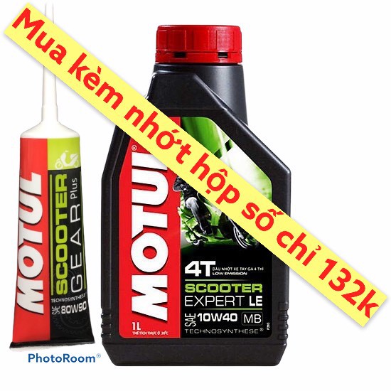 Nhớt xe tay ga MOTUL Scooter Expert LE 10W40 1L