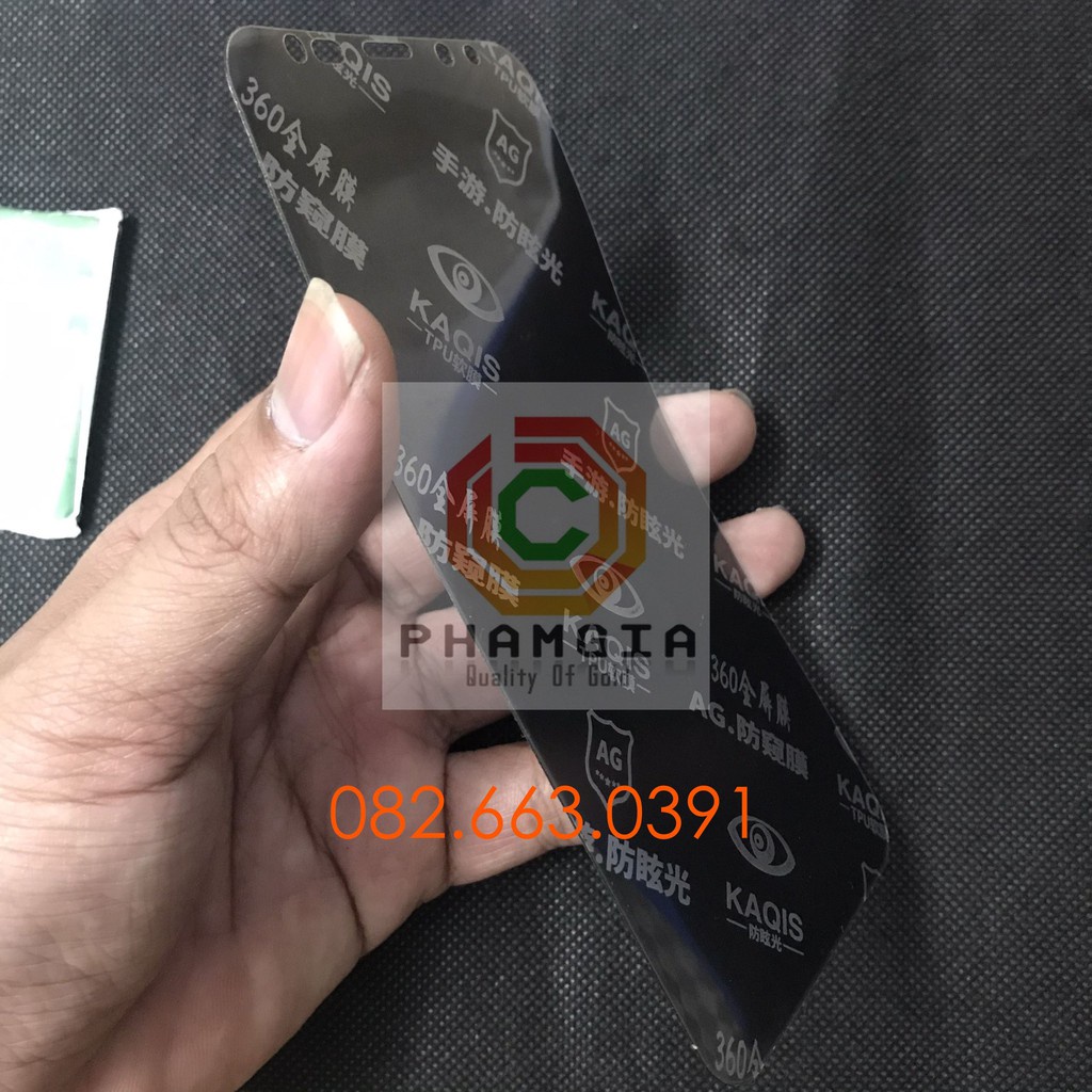 Dán màn hình PPF chống nhìn trộm samsung s8, s9, s8+, s9+ , s10, s10+ (plus), S10 5G, chuẩn đẹp, tự phục hồi vết thương