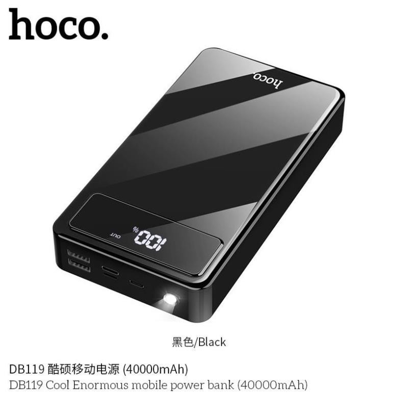 Sạc dự phòng 40.000mAh Hoco DB119 - Bảo hành Toàn Quốc Powerbank 40000 mah