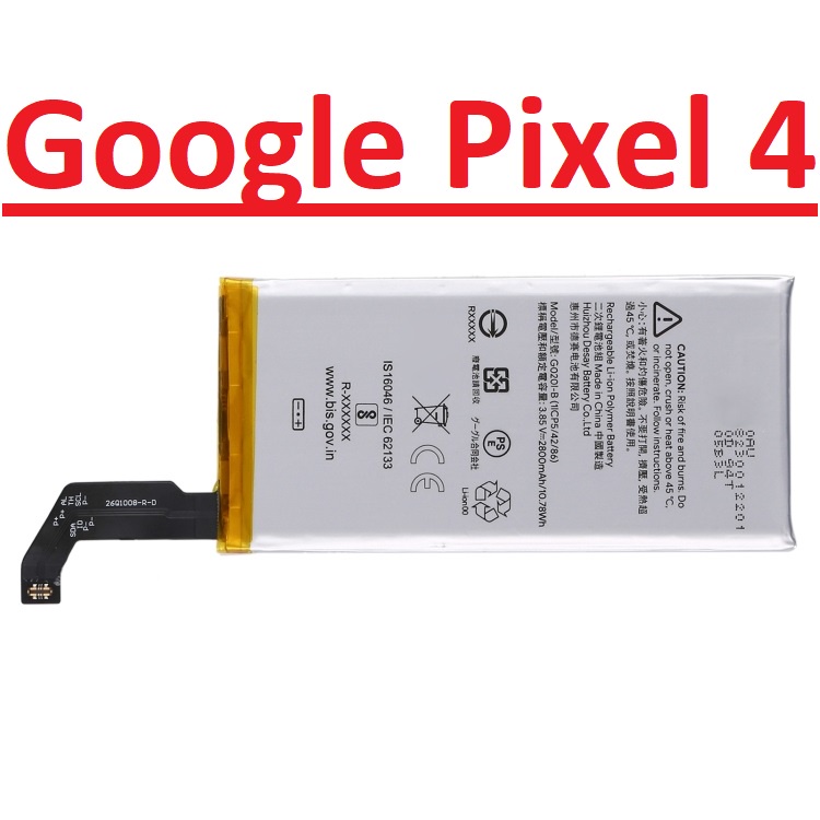 ✅ Pin Zin Chính Hãng Google Pixel 4 Mã G020I-B Dung Lượng 2800mAh  Battery Linh Kiện Thay Thế