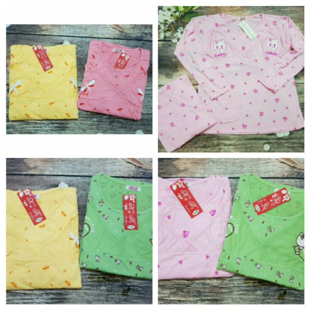 Bộ bầu kết hợp sau sinh có mở lắp ngực ( loại thường )