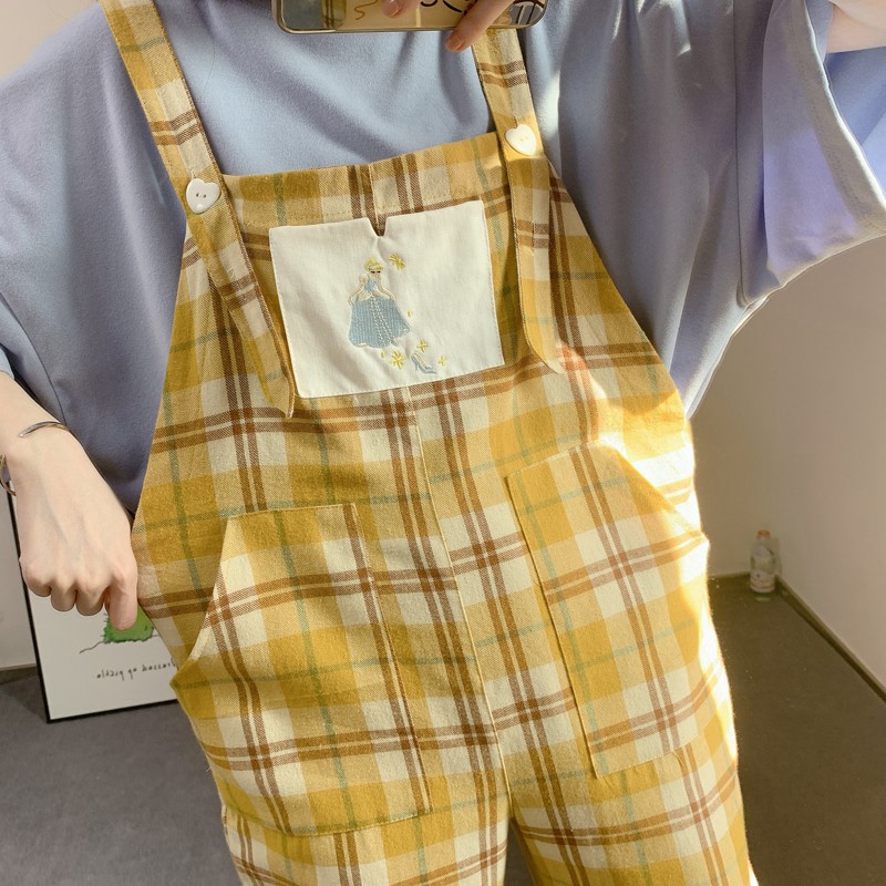 [ORDER TMALL 149 ] Yếm Caro Công Chúa Nhỏ Cute 2 Màu | BigBuy360 - bigbuy360.vn