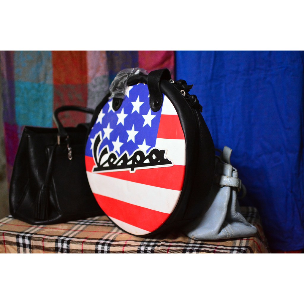 Túi tote vespa  trống tròn thời trang
