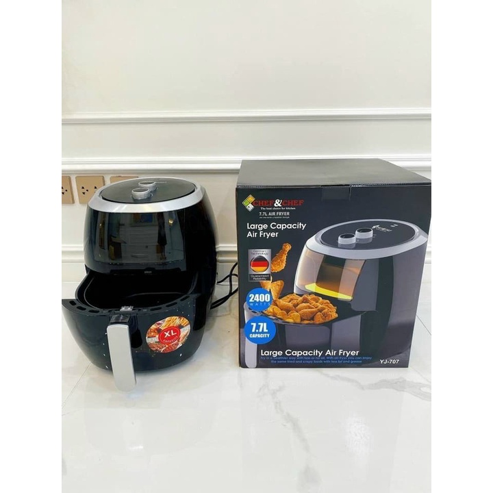 [ FreeShip ] NỒI CHIÊN KHÔNG DẦU CHEF&amp;CHEF DUNG TÍCH ĐẠI 7,7L