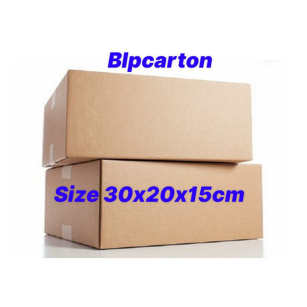 Thùng carton size 30x20x15cm bộ 10 hộp carton