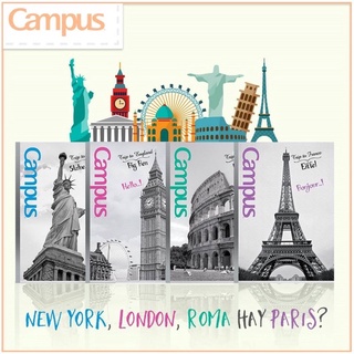 ( SHIP HOA TOC) VỞ KẺ NGANG CAMPUS LANDSCAPE / FOOD 2 / ADVENTURES 120 TRANG( Hàng chuẩn công ty)