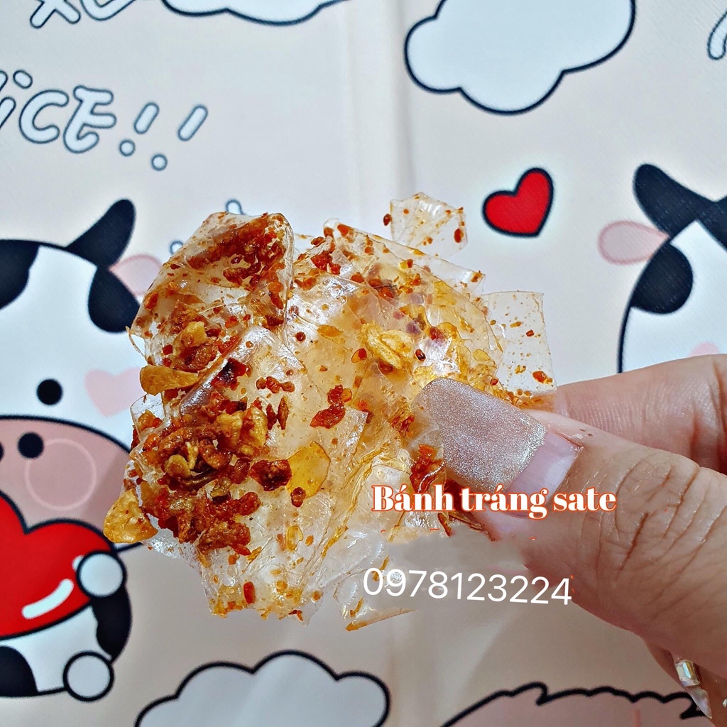 Bánh Tráng Phơi Sương Ớt Tắc  Bánh Tráng Ớt Rim Muối Tôm Cay Ngon Mê Ly- Ăn Vặt Hà Nội