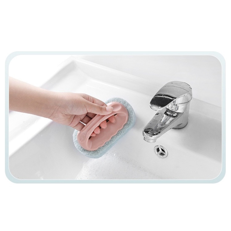 Bàn chải vệ sinh bồn tắm/nhà bếp có tay cầm tiện dụng JP6