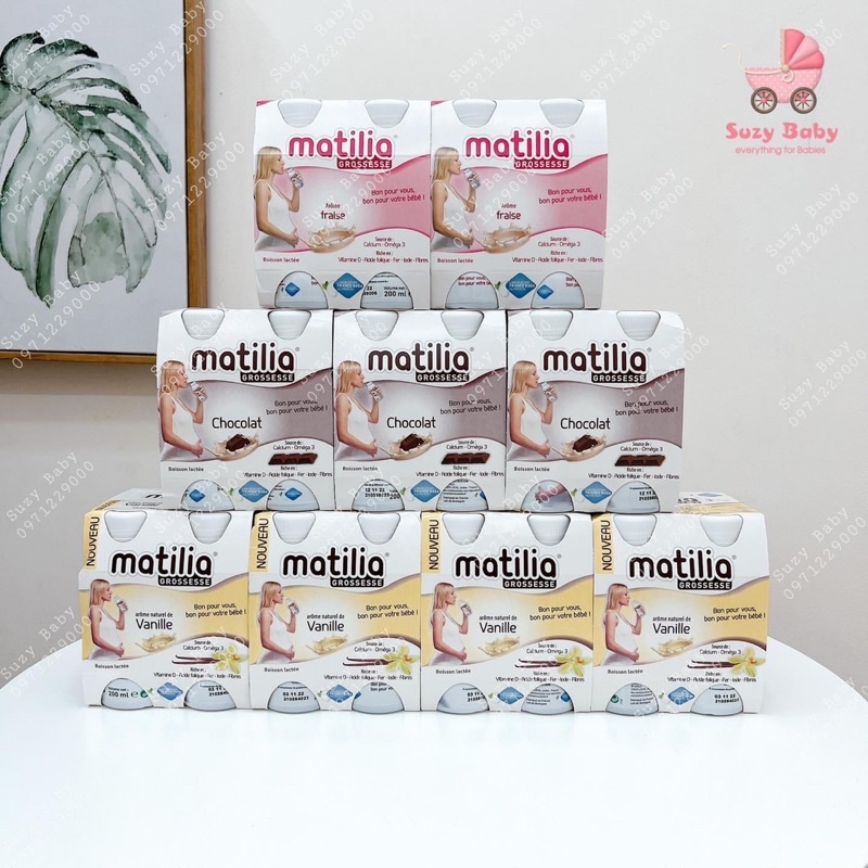 Sữa bầu pha sẵn matilia Pháp cho mẹ bầu