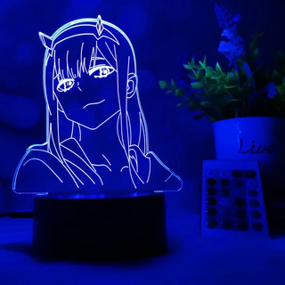 Đèn Led 3d Hình Anime Darling In The Franxx Zero