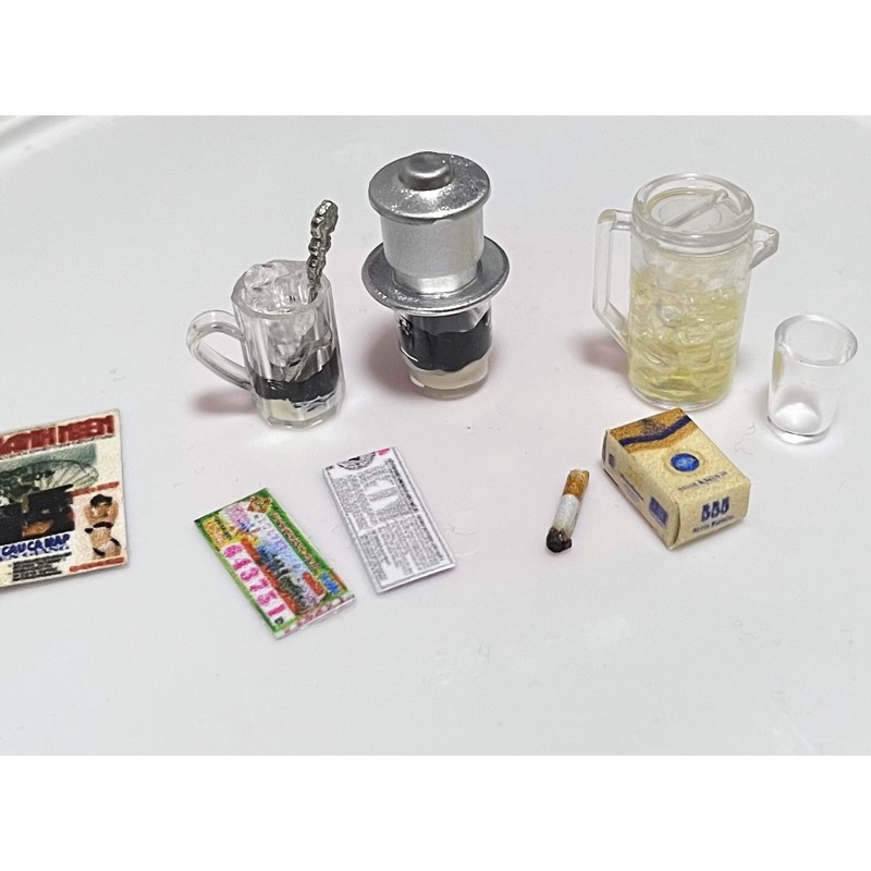 Mô hình set cafe 1/12